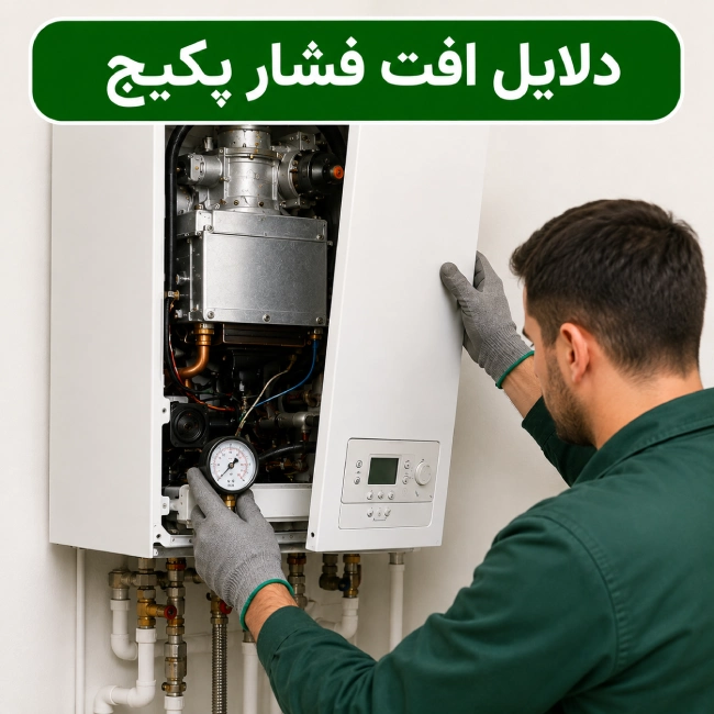 دلایل افت فشار پکیج